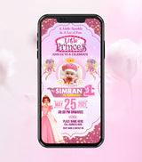 Princess Birthday Invitation Card