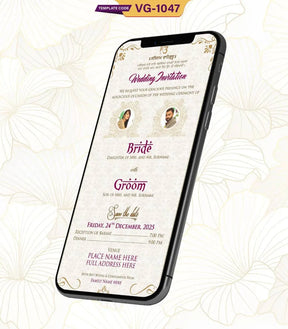 Punjabi Wedding Invitation ecards With Photo 