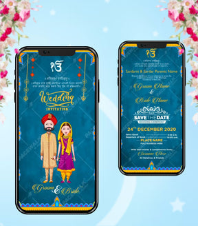 Punjabi Wedding Invitation Video 