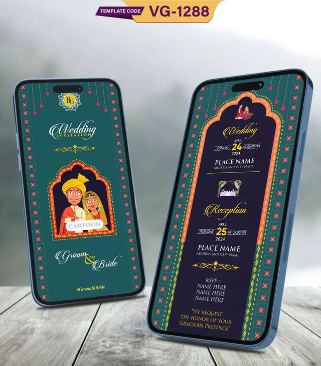 Quirky Wedding E-Invites