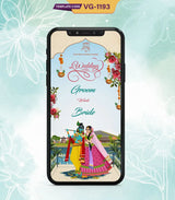 Radha Krishna Wedding Invitation