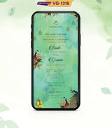 Radha Krishna Wedding Invite Templates