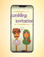 Vertical Rajasthani Marwari Style Wedding Invitation Video 