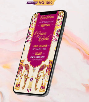 Rajasthani Style Wedding Invitation eCards 
