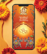 Rajasthani Royal Wedding Invitation