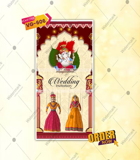 Rajasthani Wedding Invite