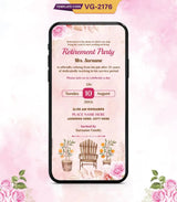 Retirement Party Function Invitation