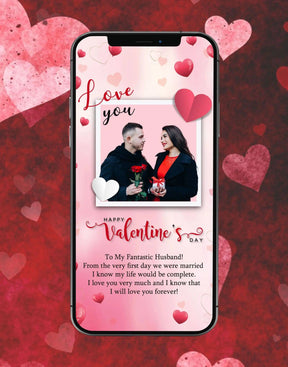 Romantic Valentine’s Day Digital Card