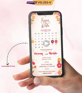 Rose Calendar Save The Date Video | VG-253