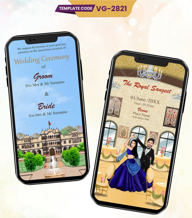 Royal Indian Wedding Invitation Video 