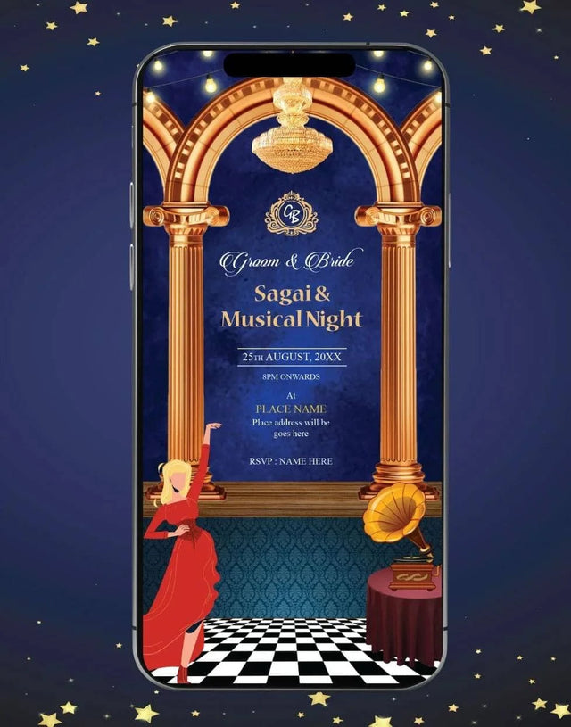 Sagai and Musical Night Invitation 