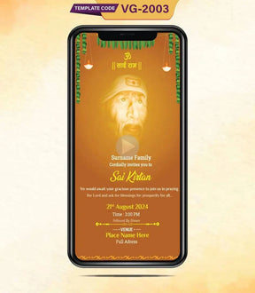 Sai Bhajan Invitation Video