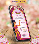 Sangeet Ceremony E-Invitations