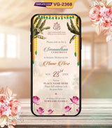 Seemantham Invitation Card 