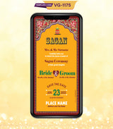 Shagun Ceremony Invite Card 