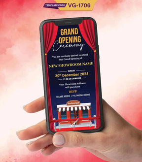 Showroom Grand Opening Invitation Card
