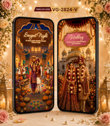 Sikh Anand Karaj Wedding Invitation Video | 3D Royal Punjabi E-Invite | VG-2824-V