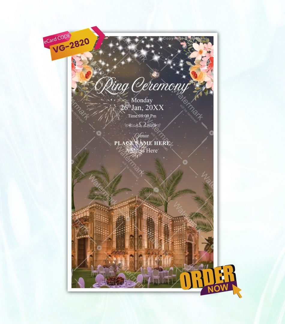 Sikh Ring Ceremony Invitation Video 