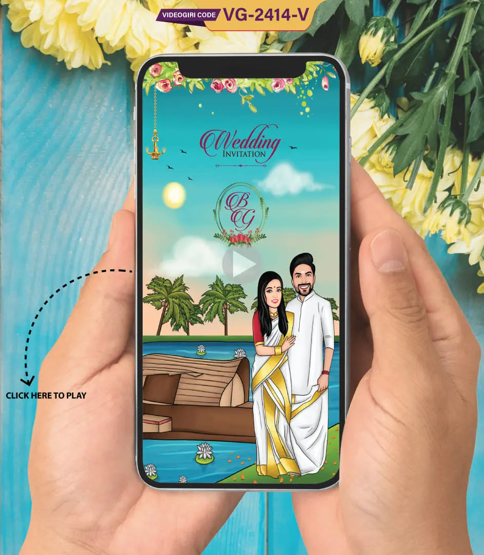 South Indian Caricature Wedding Video | VG-2414-V