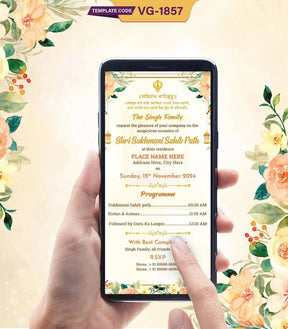 Sukhmani Sahib Path Invitation eCard