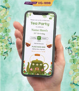 Tea Party Invitation Card