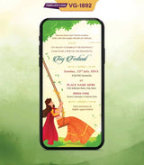 Teej Invitation Card