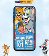 Tom And Jerry Theme Birthday Party Invitation Templates