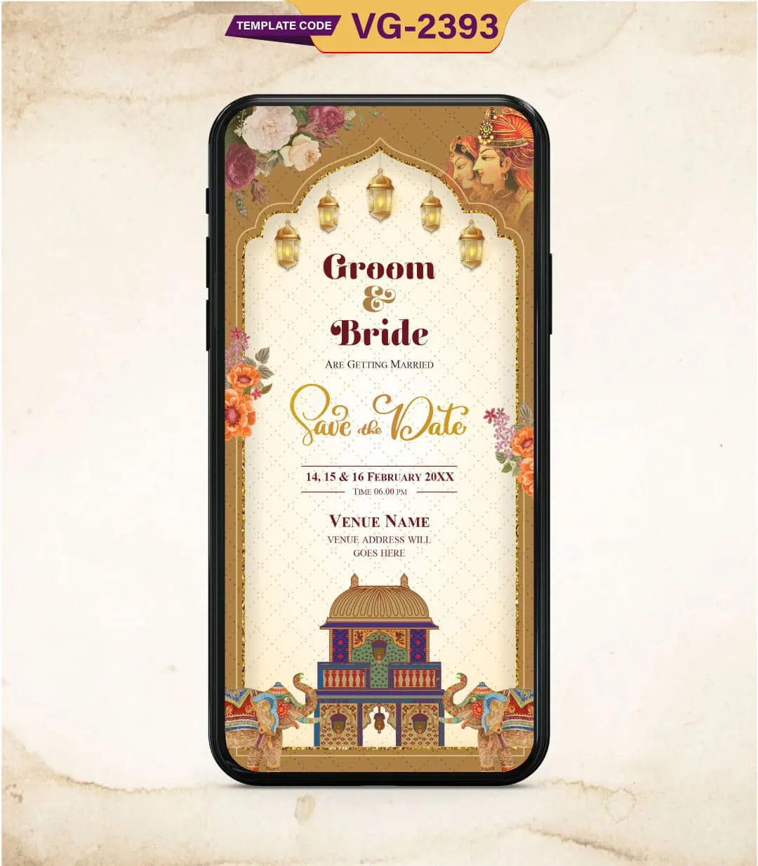 Traditional Wedding Invitation Online 