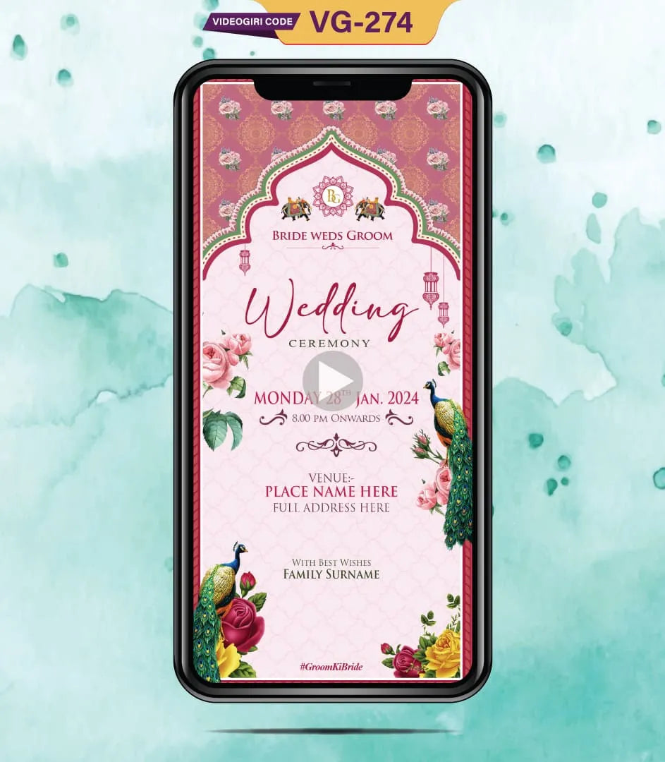 Traditional Wedding Invitation Video