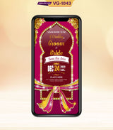 Traditional Wedding Invitation ecard For Whatsapp