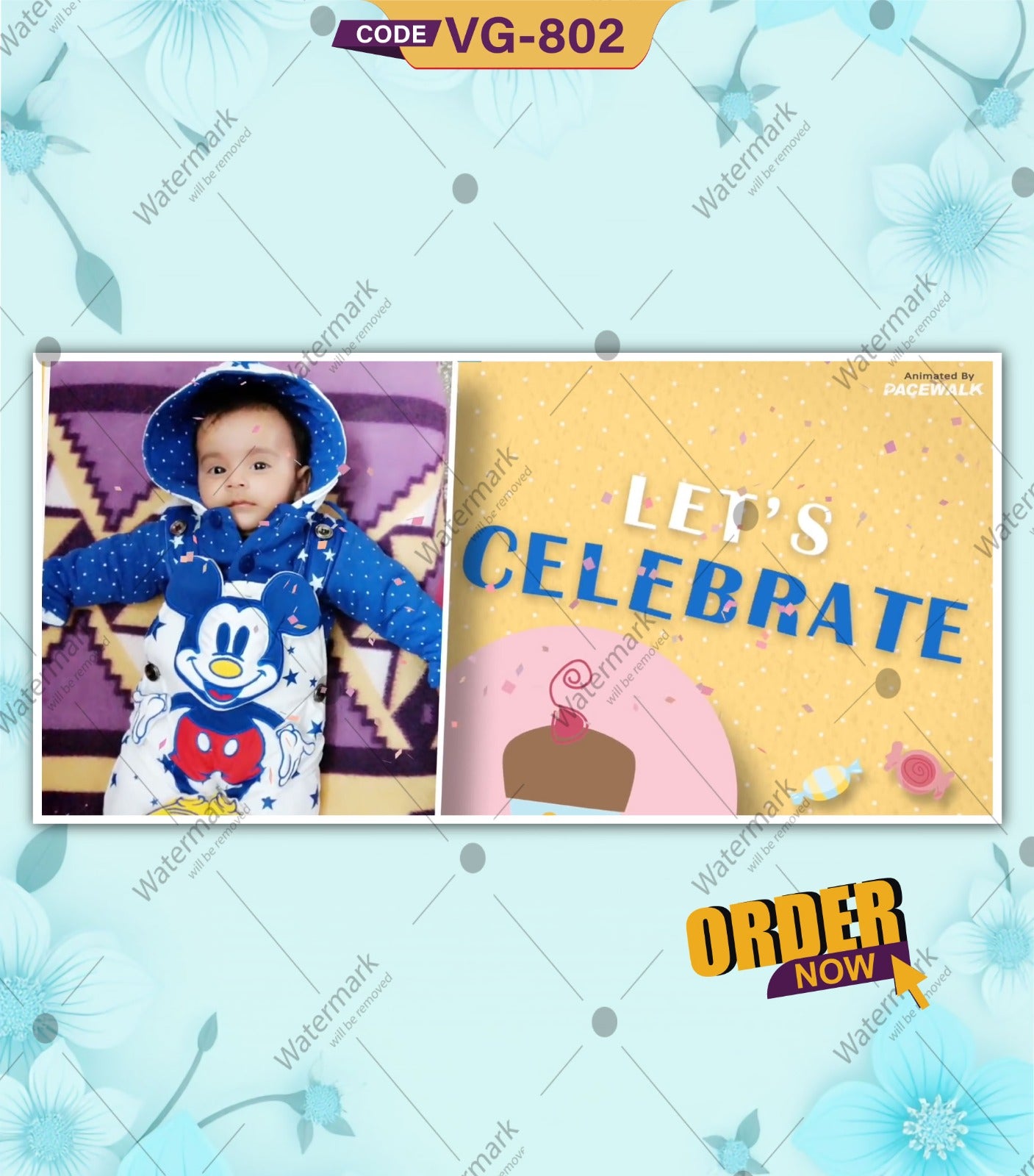 Unique Birthday Invitation Video for Whatsapp