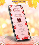 Valentine Birthday Invitations