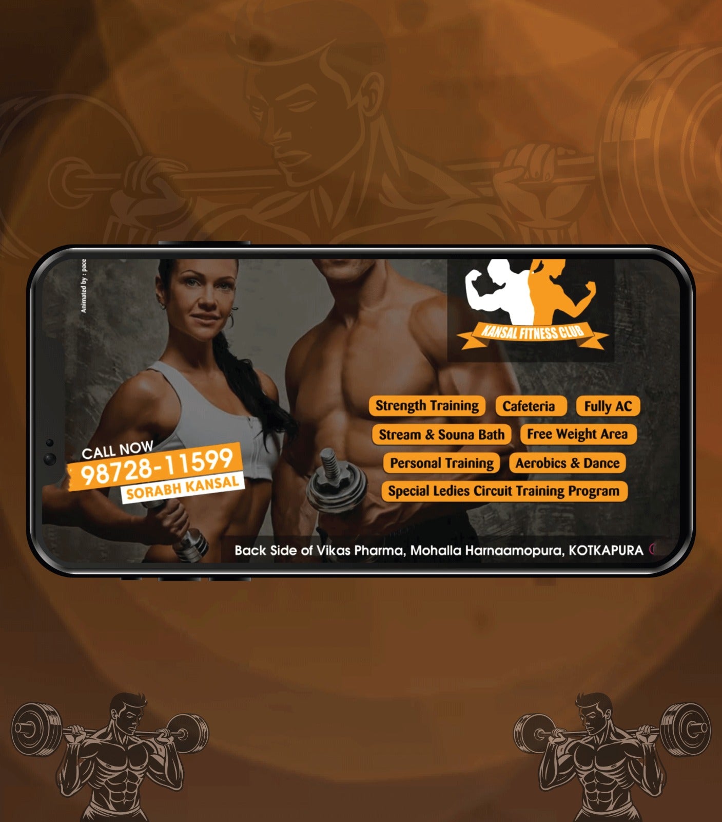 Video Brochure for Kansal Fitness Club Kotkapura