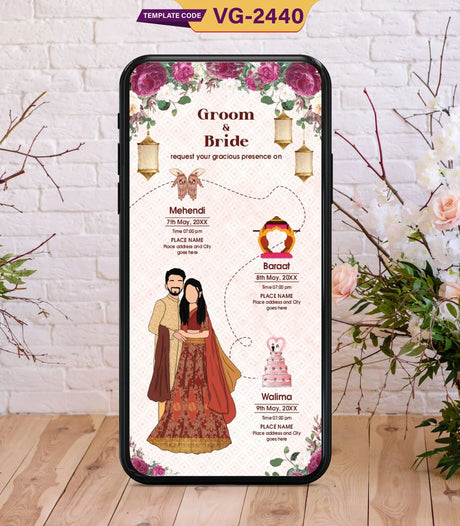 Walima Invitations | VG-2440