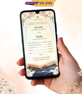 Wedding Anand Karaj Invitation Card | VG-2192