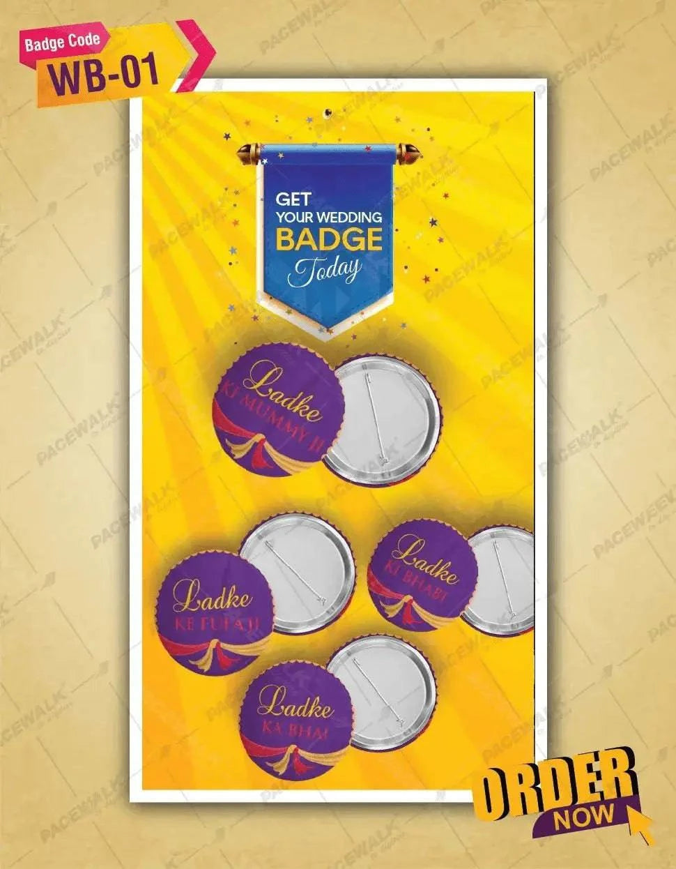 Wedding Badges Online 