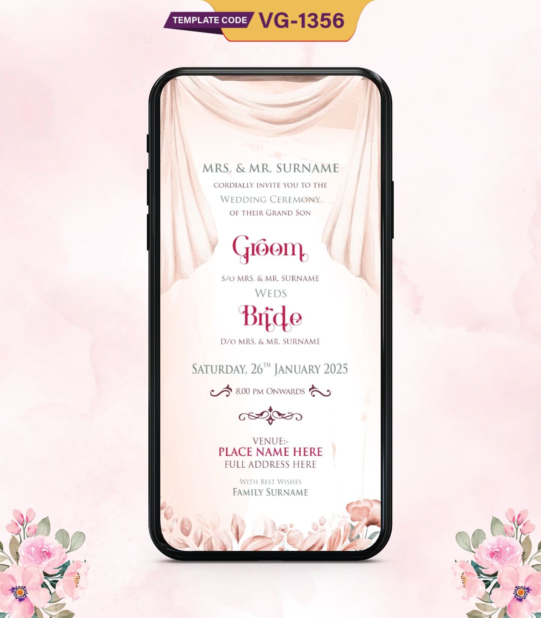 Wedding Ceremony Invitation Templates