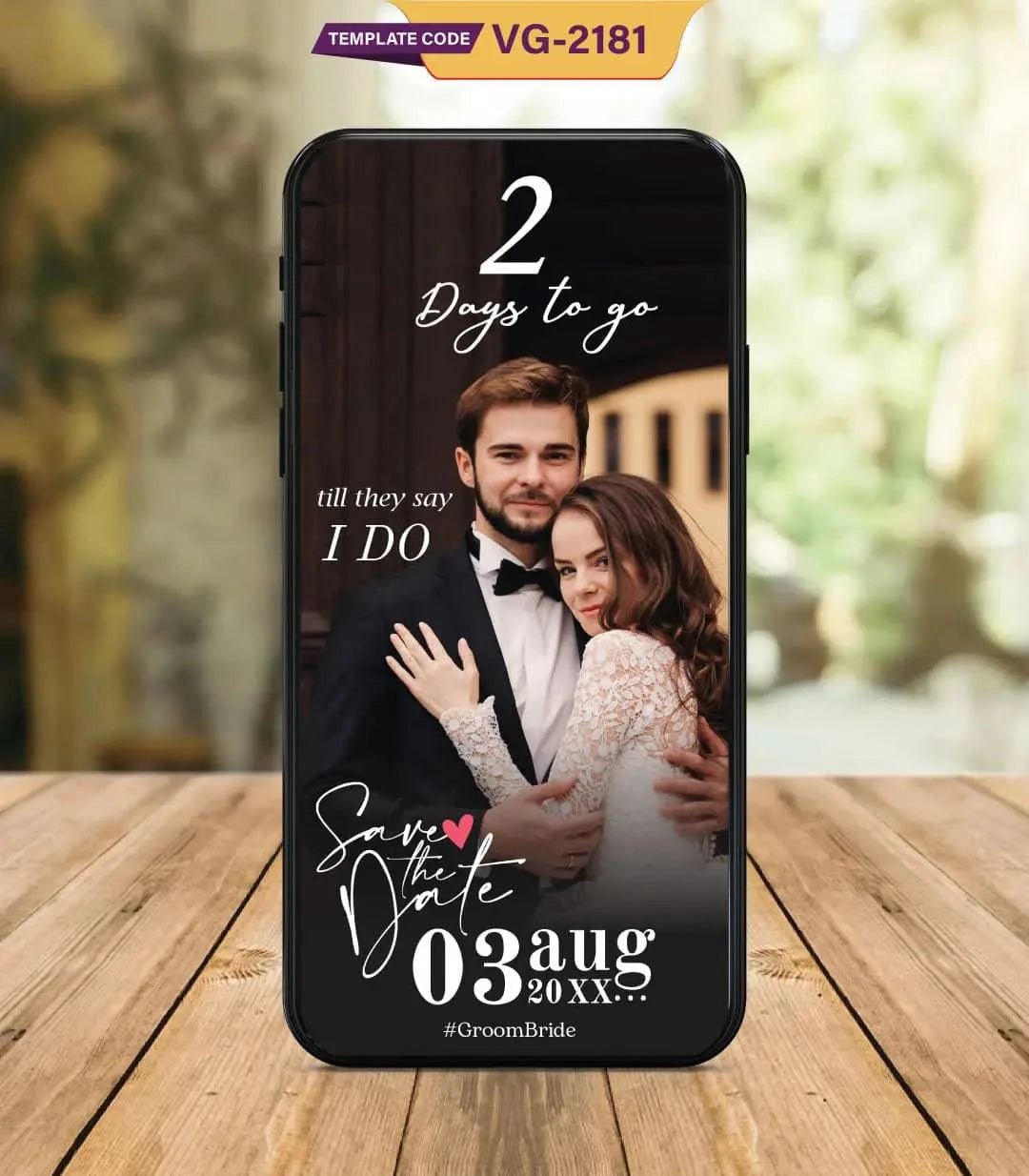 Wedding Countdown Invitation