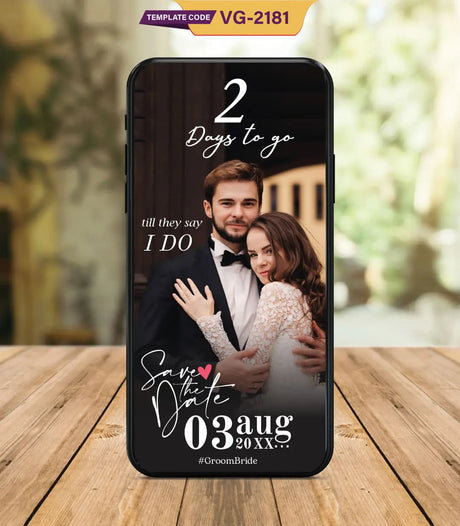 Wedding Countdown Invitation | VG-2181