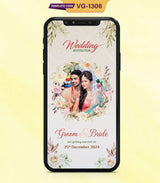 Wedding Invitation Pdf Card | VG-1306