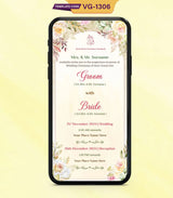 Wedding Invitation Pdf Card | VG-1306