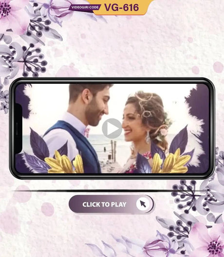 Wedding Invitation Video Online | VG-616 - VideoGiri