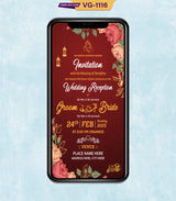 Wedding Reception Invitation Card