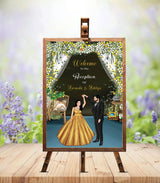 Wedding Reception Welcome Board 