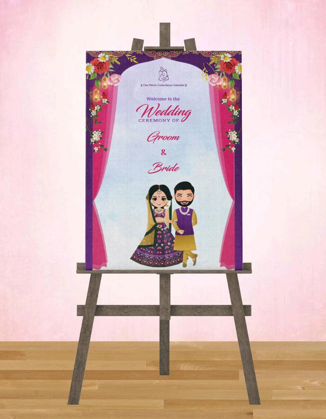 Wedding Sign Board Template 