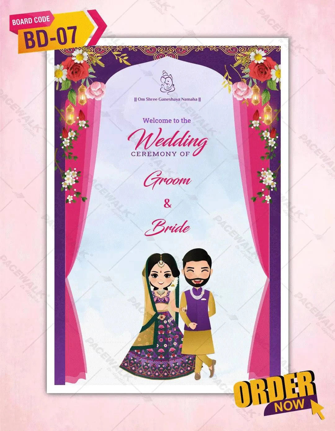 Wedding Sign Board Template 