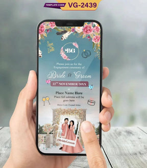 Wedding Stage Invitation Card