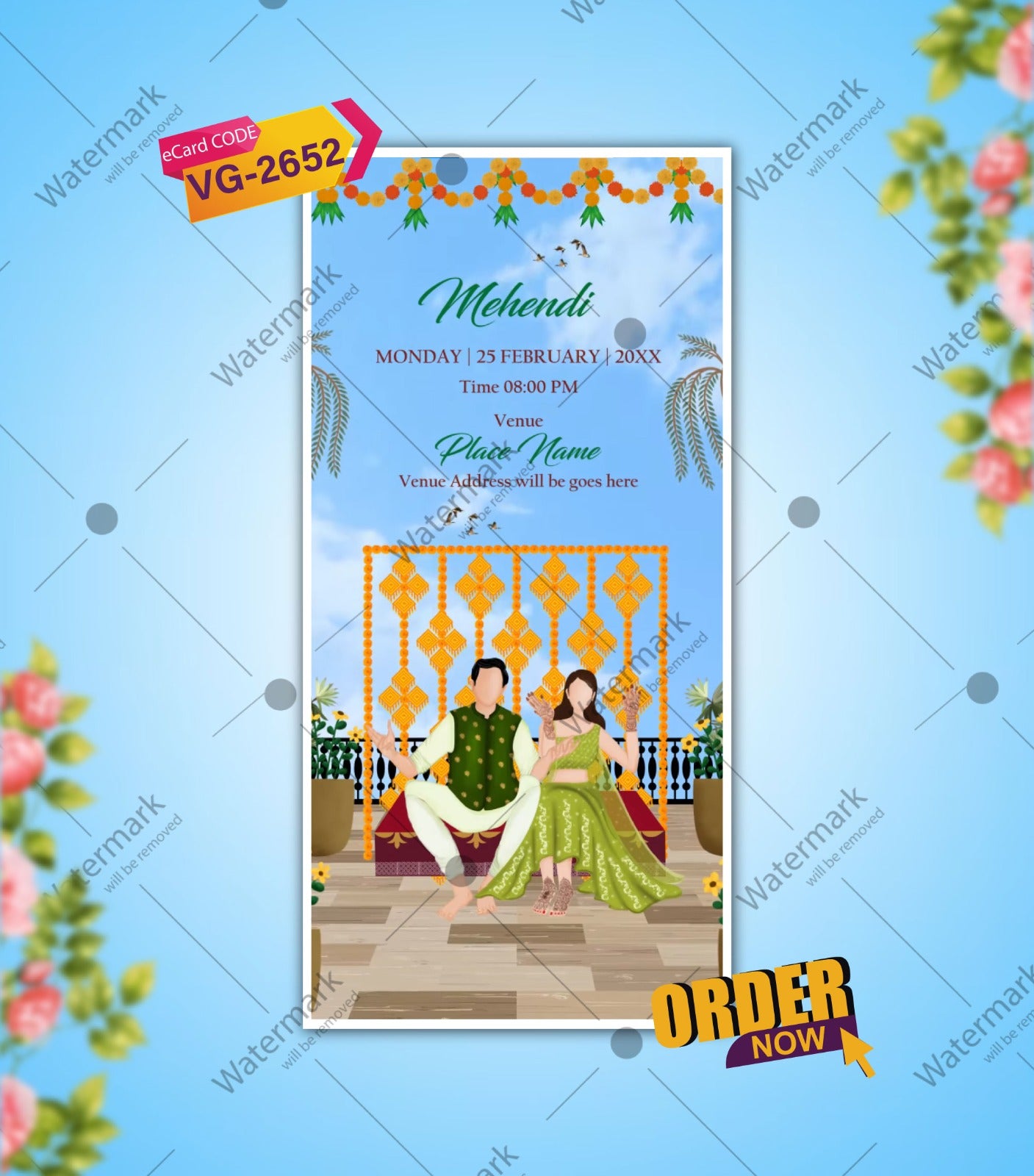 Wedding Invitation Video with Mata Ki Chowki Function