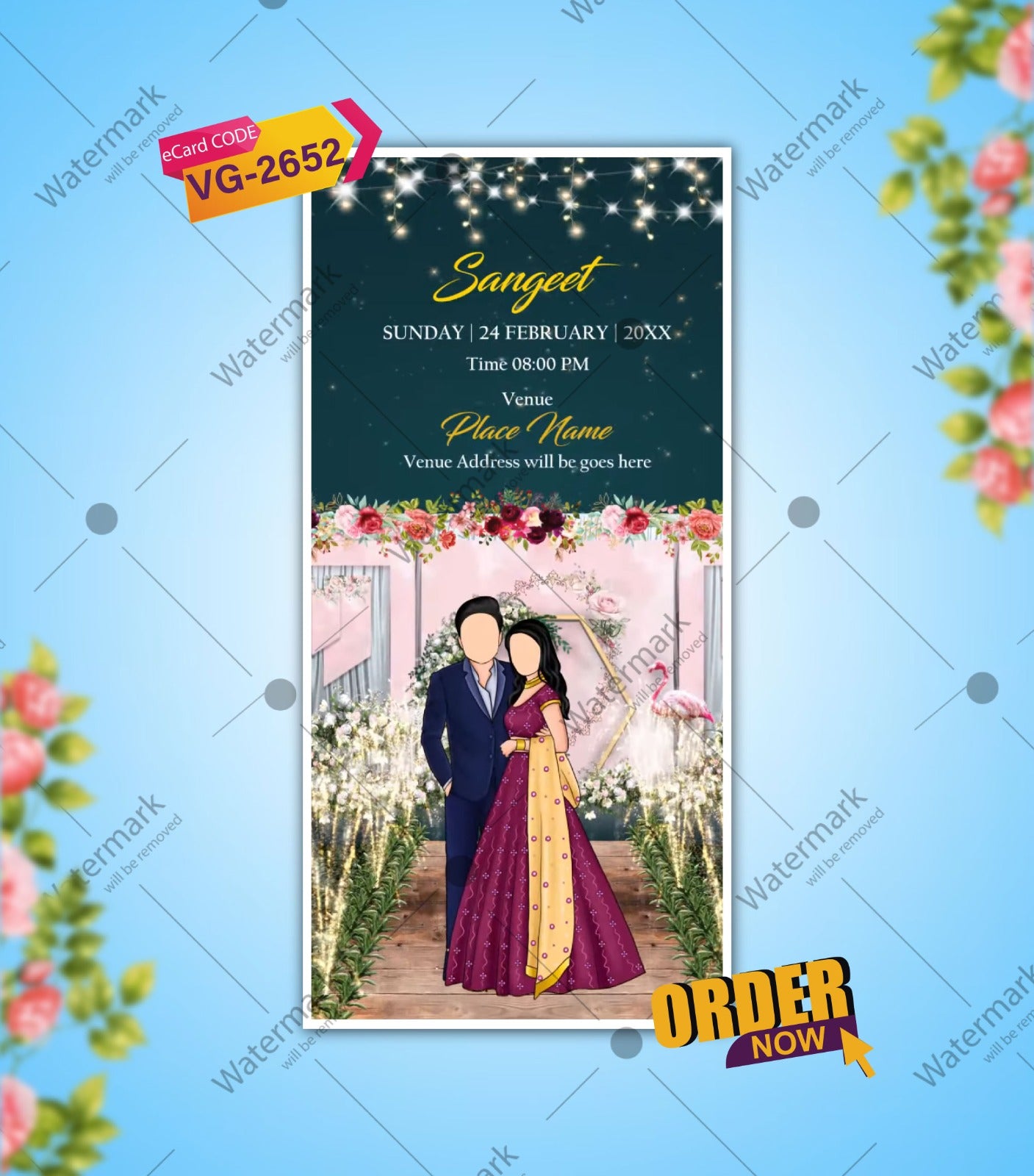 Wedding Invitation Video with Mata Ki Chowki Function