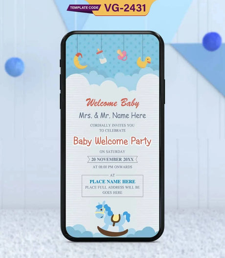 Welcome Baby Invitations